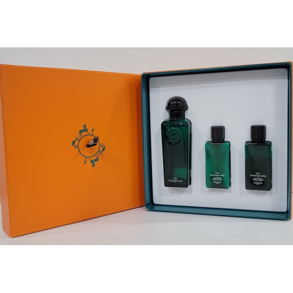 Hermes Eau D'Orange Verte 3Pc Set 100Ml Edc