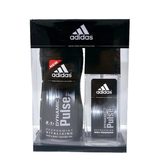 Adidas Dynamic Pulse 2Pc Set 75Ml Body Fragrance + 250Ml Shower Gel