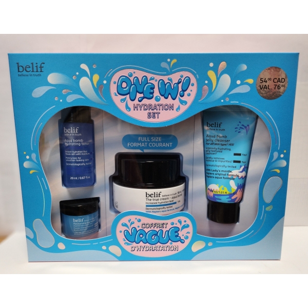 Belif Dine In! Hydration 4 Pc Set