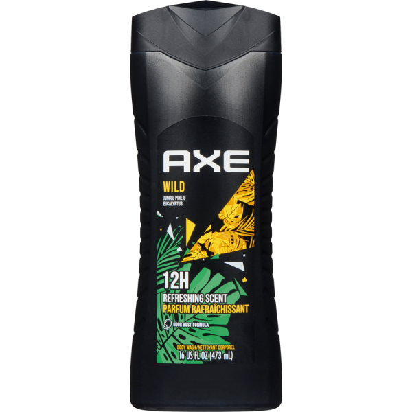 Axe Wild Jungle Pine & Eucalyptus 12Hr Refreshing Scent Body Wash 473Ml
