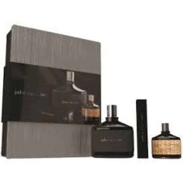 John Varvatos 3Pc Set 125Ml Edt Men W/ Artisan (Silver Tin Can)