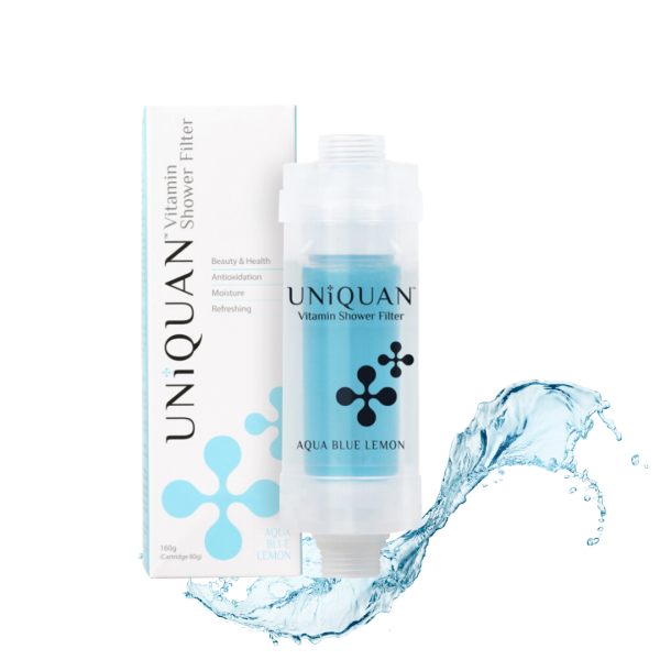 Uniquan Vitamin Shower Filter Aqua Blue Lemon