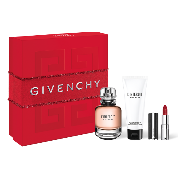 Givenchy L'Interdit 3Pc Set 80Ml Edp Women (W/ Lipstick)