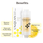 Uniquan Vitamin Shower Filter Lemon - Image 5