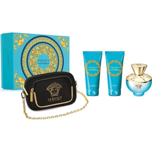 Versace Dylan Turquoise 4Pc Set 100Ml Edt Women