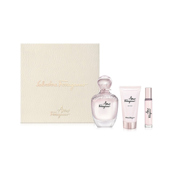 Salvatore Ferragamo Amo 3Pc Set 100Ml W/ 10Ml Edp Women