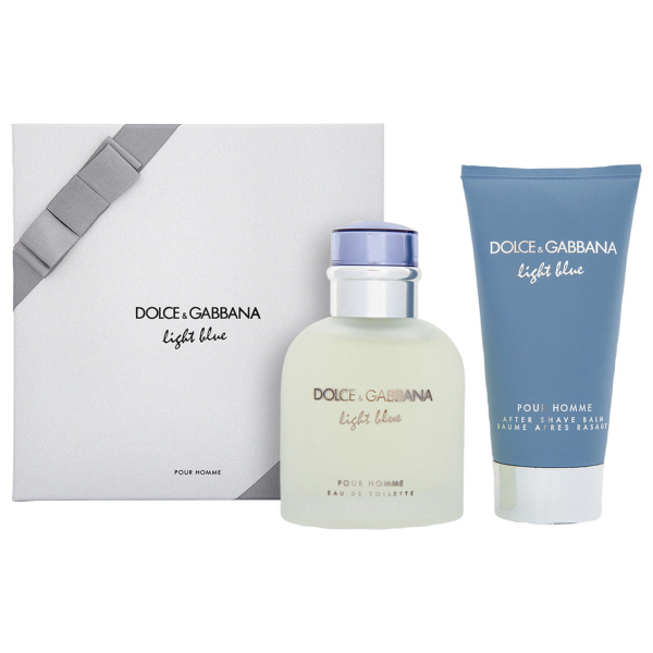 Dolce & Gabbana Light Blue 2Pc Set 75Ml Edt + 75Ml A/S Balm Men