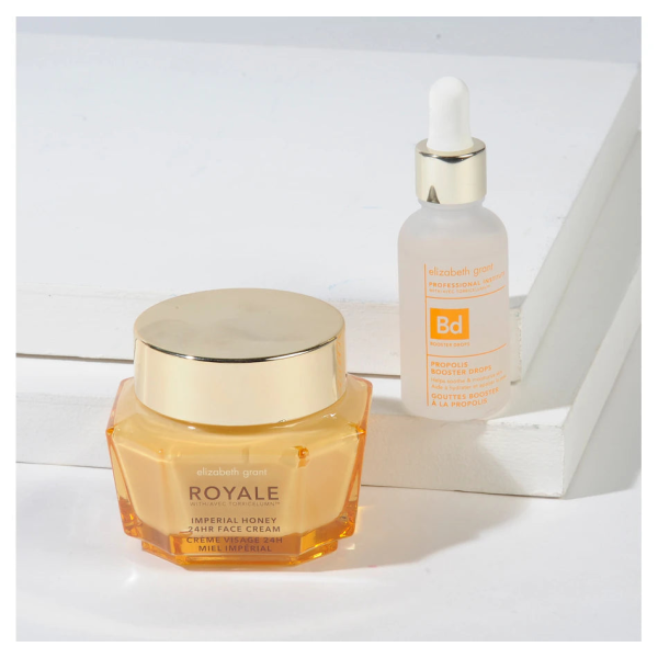 Elizabeth Grant Royale Honey 24Hr Face Cream (100Ml) With Propolis Booster Drops (30Ml)