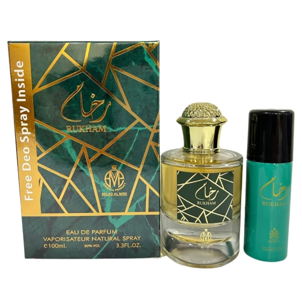 Bmp Rukham 2Pc Set 100Ml Edp + Free Deodorant Spray