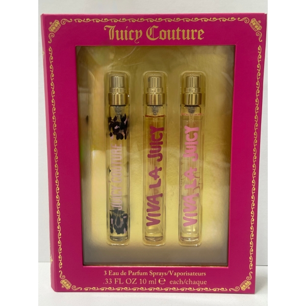 Juicy Couture Viva La Juicy 3Pc Set X 10Ml Edp Purse Spray Women