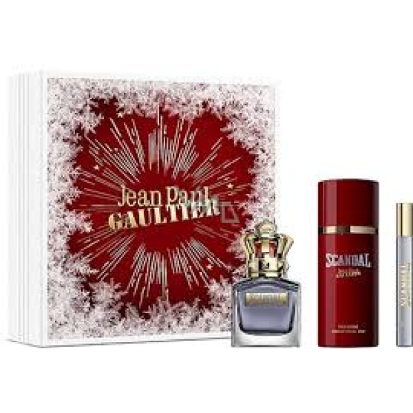 Jean Paul Gaultier Scandal 3Pc Set 100Ml Edt Men With Deodorant Spray