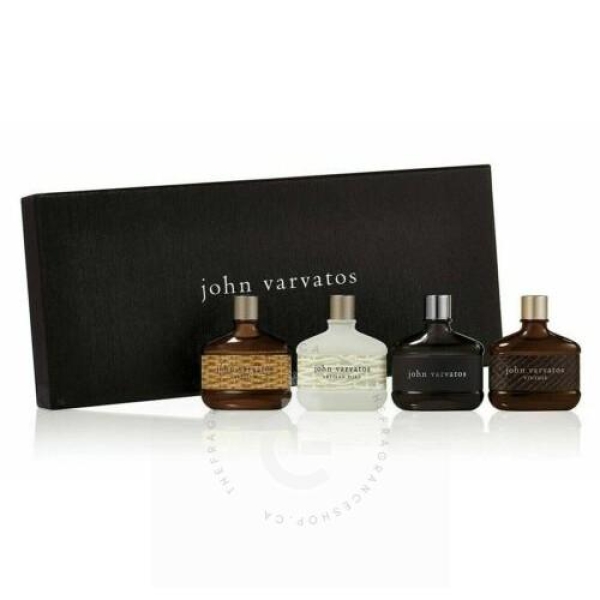 John Varvatos 4Pc Set X 15Ml Edt Men
