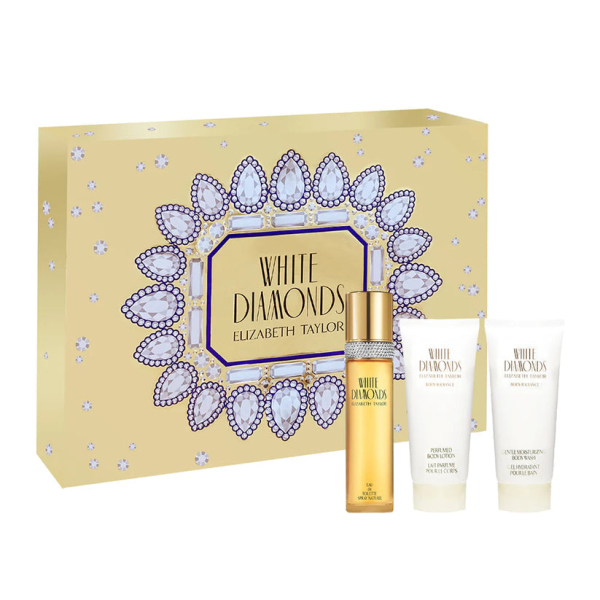 Elizabeth Taylor White Diamonds 3Pc Set 100Ml Edt Women