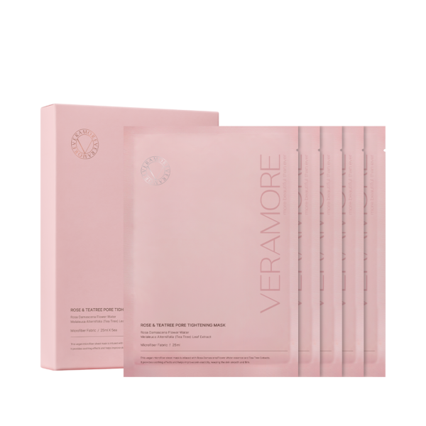 Veramore Rose & Tes Tree Pore Tightening Mask 5 Sheets