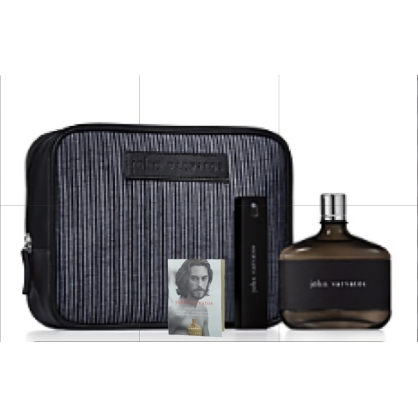 John Varvatos 3Pc Set 125Ml Edt Men With Toiletry Bag