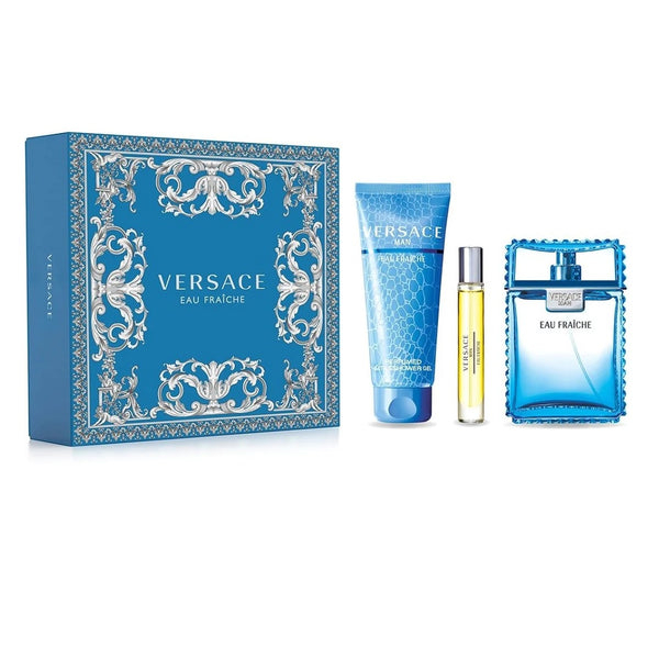 Versace Eau Fraiche 3Pc Set 100Ml Edt Men