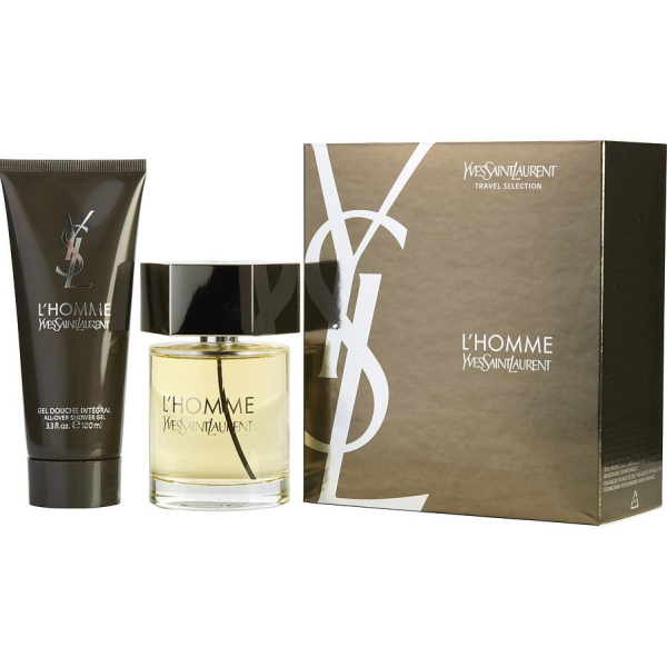 Ysl Yves Saint Laurent L'Homme Travel Set 2Pc 100Ml Edt Men