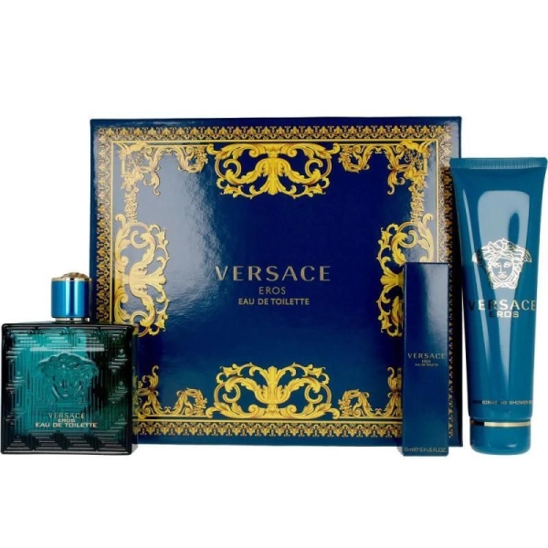Versace Eros 3Pc Set 100Ml Edt Men