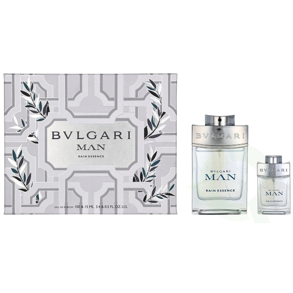 Bvlgari Man Rain Essence 2Pc Set 100Ml Edp Men