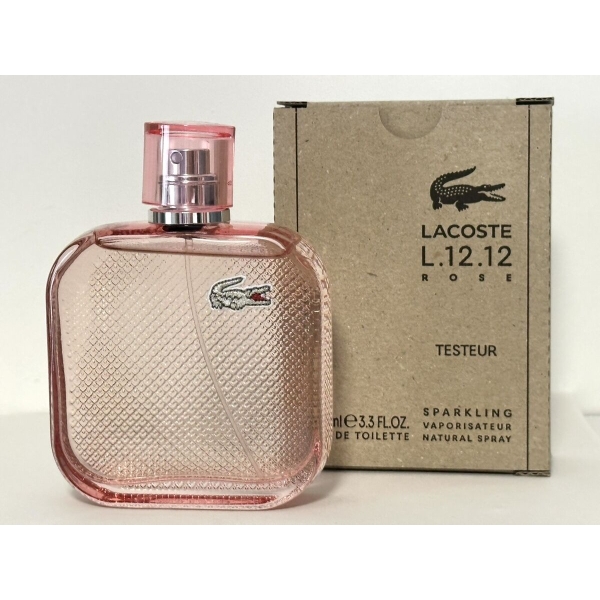 Lacoste L.12.12 Sparkling Rose 100Ml Edt Tester Women